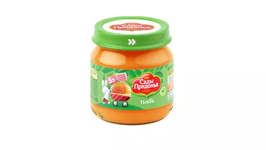 Пюре овощное Сады Придонья тыква с 5 месяцев 80 г