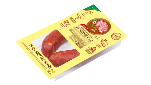 Колбаса полукопченая Иней Краковская 300 г