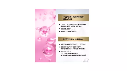 Шампунь для непослушных тусклых волос Глисс Кур Гладкость и блеск 400 мл