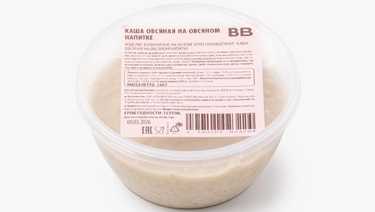 Каша овсяная на&nbsp;овсяном напитке