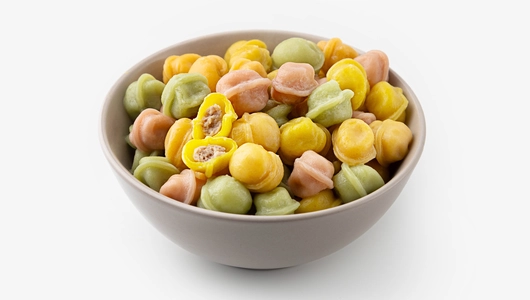 Пельмени микро с говядиной цветные, 1 кг Пельмени микро с говядиной цветные, 1 кг