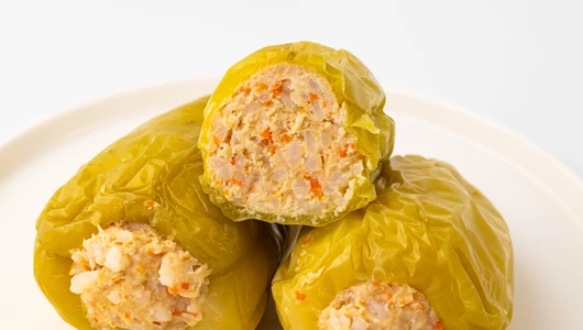 Перец фаршированный с индейкой, зам. Перец фаршированный с индейкой, зам.