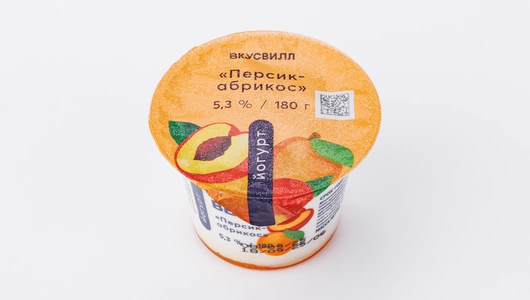 Йогурт "Персик-абрикос" 5,3%