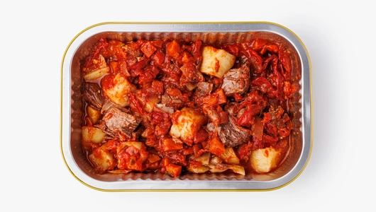 Гуляш по-венгерски из скёрт-стейка