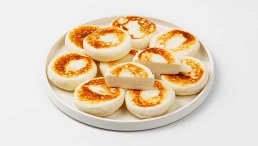 Сырники с заварным кремом и кокосовой пастой, зам.