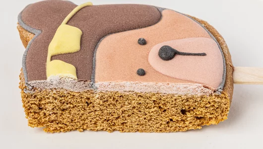 Пряник имбирный "23 Февраля" на&nbsp;палочке, 1 шт.