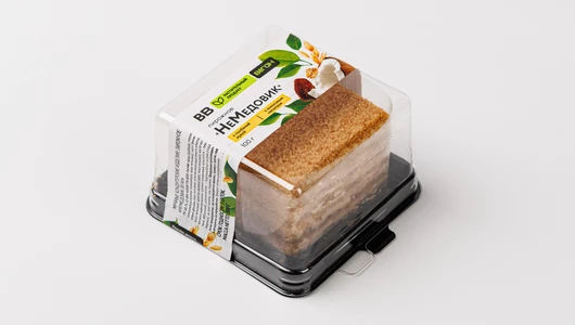 Пирожное "НеМедовик", веган Пирожное "НеМедовик", веган