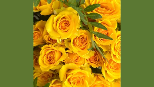 Букет Желтые кустовые розы FMART by flowwow