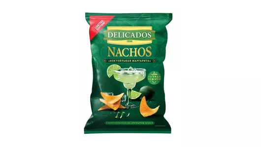 Чипсы кукурузные Delicados со вкусом Коктейльная маргарита 140 г