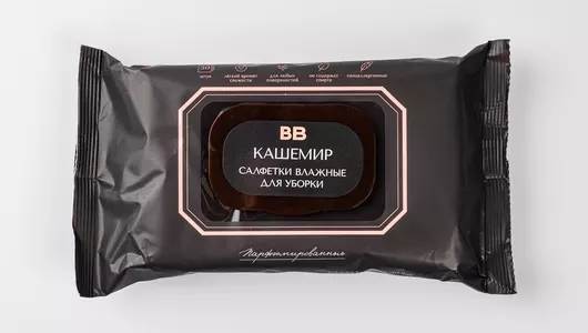 Салфетки влажные парфюмированные «Кашемир» для уборки, 50 шт