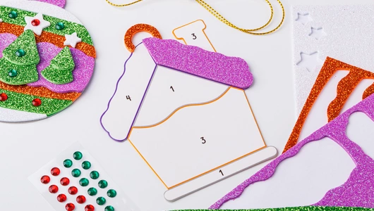 Набор для творчества "Игрушки ёлочные", 2 шт