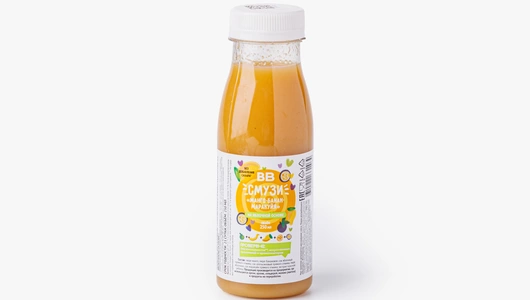 Смузи "Манго-банан-маракуйя" на&nbsp;яблочной основе, 250 мл