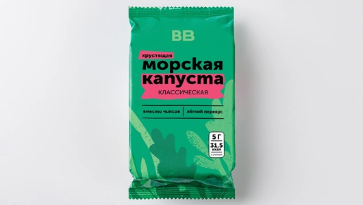 Морская капуста хрустящая классическая, 5 г