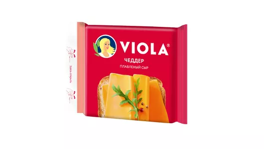 Сыр плавленый Viola Чеддер в ломтиках 140 г Сыр плавленый Viola Чеддер в ломтиках 140 г