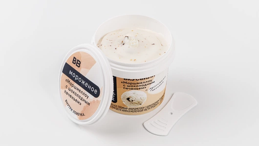 Мороженое "Маршмеллоу с шокол. печеньем" Мороженое "Маршмеллоу с шокол. печеньем"