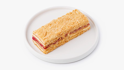 Пирожное "Наполеон" клубника-кизил