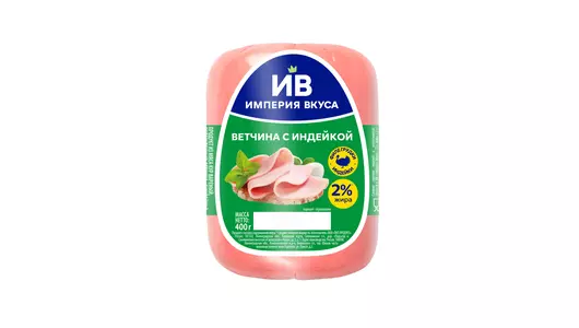 Ветчина Черкизово Империя вкуса с индейкой 400 г Ветчина Черкизово Империя вкуса с индейкой 400 г