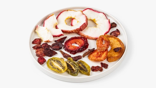 Смесь фруктово-ягодная "Клубника, слива, яблоко, персик и киви"