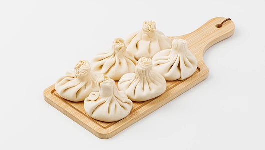 Хинкали с говядиной и свининой