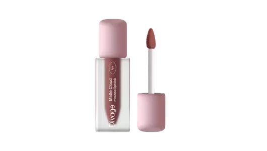 Помада для губ жидкая тон 05 шоколадный matte cloud liquid lipstick Divage, 3 мл