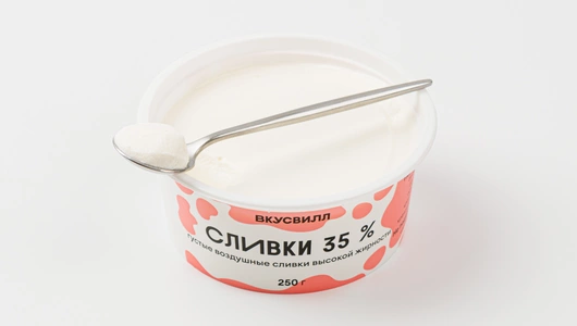 Сливки 35%, 250 г