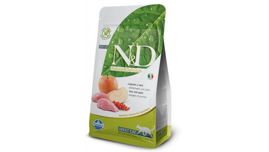 Farmina N&D Adult Grain Free Boar&Apple беззерновой ,с кабаном и яблоком  1,5кг