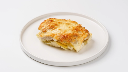 Гратен картофельный с мясом птицы