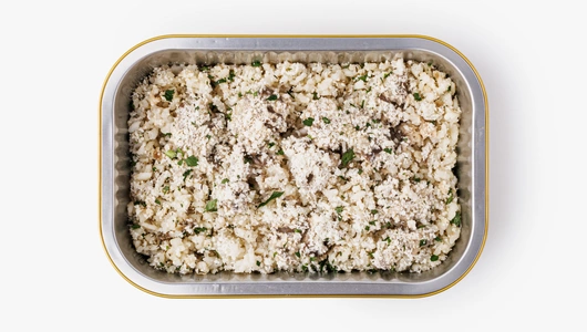 Рис по-ломбардски с&nbsp;грибами и&nbsp;сливочным соусом