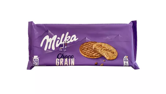 Печенье Milka Choco Grain с овсяными хлопьями в молочным шоколаде 126 г Печенье Milka Choco Grain с овсяными хлопьями в молочным шоколаде 126 г
