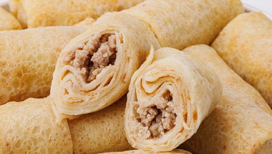 Блинчики мини с курицей, зам., 740 г Блинчики мини с курицей, зам., 740 г