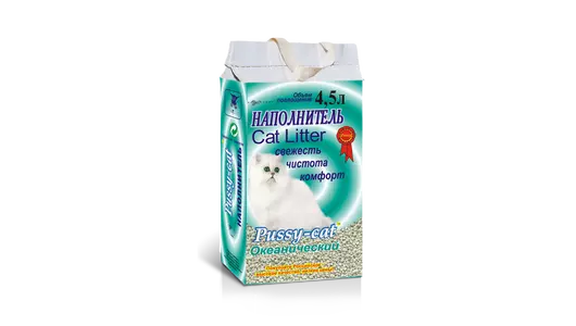 Наполнитель 4,5л Pussy-Cat Океанический