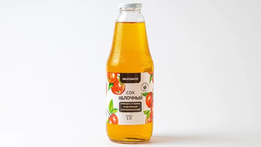 Сок яблочный осветленный, 1 л Сок яблочный осветленный, 1 л