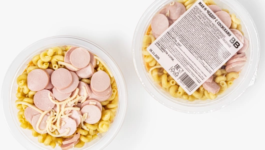 Мак-н-чеддер с&nbsp;сосисками