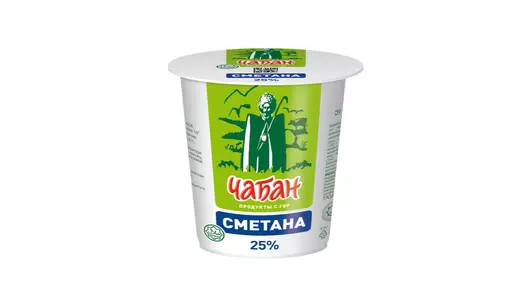 Сметана Чабан 25% 400 г