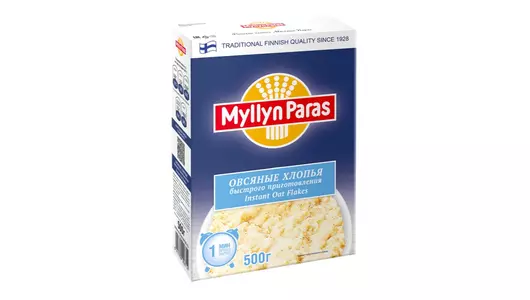 Хлопья Myllyn Paras 1928 овсяные б/п 1 мин 500 г