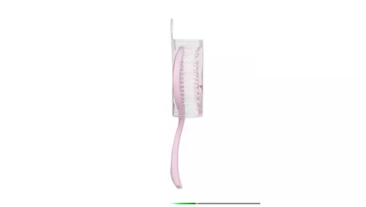 Мини-расческа для распутывания волос в форме леденца розовая Solomeya, 1 шт