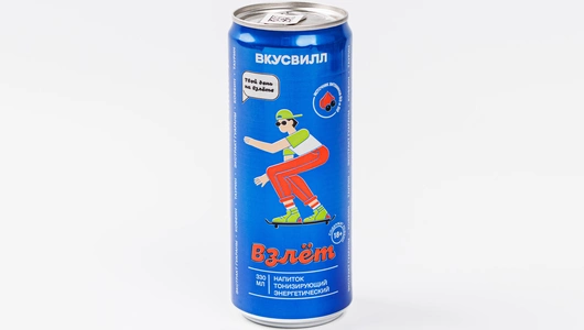 Напиток "Взлет" тонизирующий энергетический ж/б, 330 мл