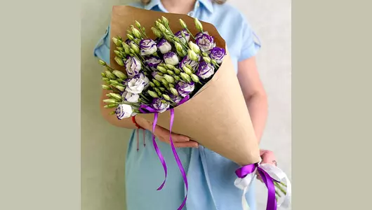 Букет «Виноград» из&nbsp;эустомы FMART by flowwow