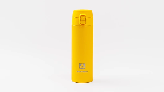 Термос питьевой "Сохраняй тепло", желтый 500 мл