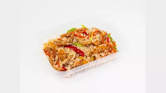 Рис с&nbsp;курицей в&nbsp;соусе терияки