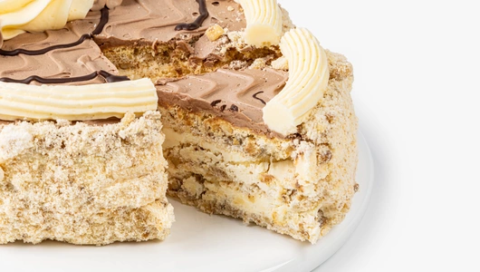 Торт "Киевский" с грецким орехом