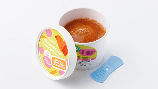 Мороженое КусьВилл для собак: яблоко-морковь-сельдерей