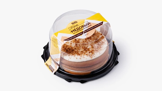 Торт "Медовый" со сметанным кремом