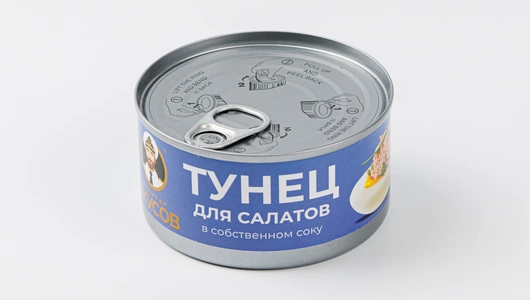 Тунец салатный натуральный, 170 г