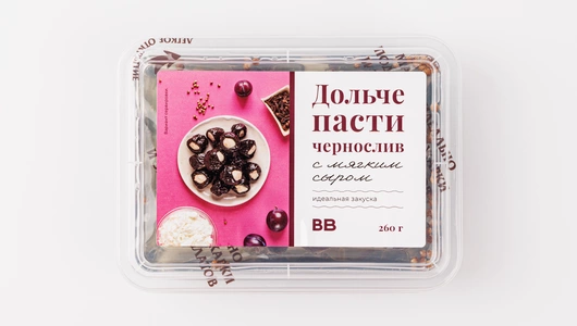 Дольче пасти чернослив с мягким сыром 260 г Дольче пасти чернослив с мягким сыром 260 г