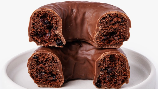 Пончик с&nbsp;брусникой, кафе