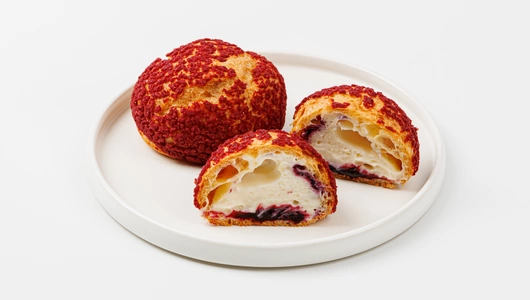 Пирожное "Шу" со смородиной зам. 2 шт