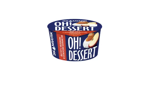 Йогурт Oh!Dessert с яблоком и со вкусом карамели 4,2% 130 г