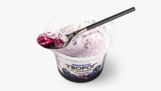 Творог со сливками "Черника" 5%
