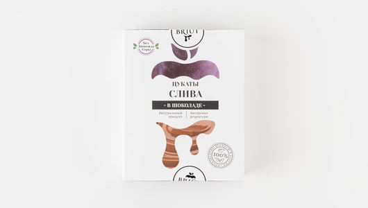 Цукаты на сиропе топинамбура из сливы в шоколаде